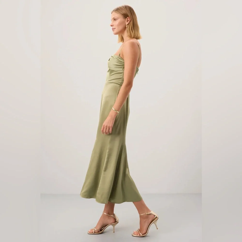 Reformation Hensley satin Dress - Picture 2 of 11